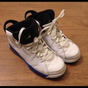 2014 Nike Air Jordan 6 Retro White/Sport Blue-3